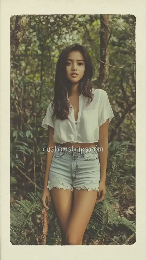 toonizer photo of a mixed race beautiful woman at forest full 529f2336 00ac 4185 851f e6494ff65522 0